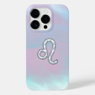 Coque Case-Mate iPhone Signe du zodiaque Lion sur style Nacre Pastels