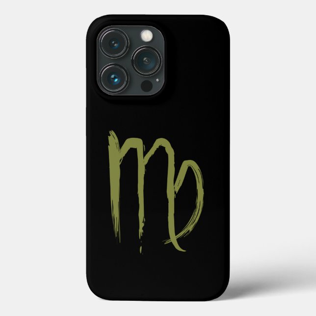 Coques Case-Mate iPhone Signe du zodiaque VIERGE Astrologie de naissance J (Verso)