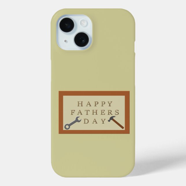 COQUES Case-Mate iPhone SIGNE FÊTE DES PÈRES EN BOIS (Verso)
