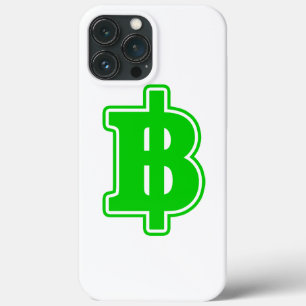 Coque Case-Mate iPhone SIGNE VERT BAHT ฿ devises thaïlandaises ฿