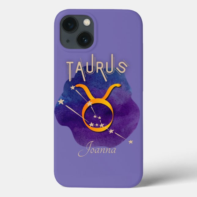 Coques Case-Mate iPhone Signe zodiaque personnalisé Taurus Constellation (Verso)