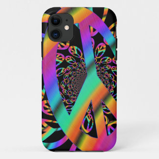 Coques Pour iPhone Signes de paix psychédéliques