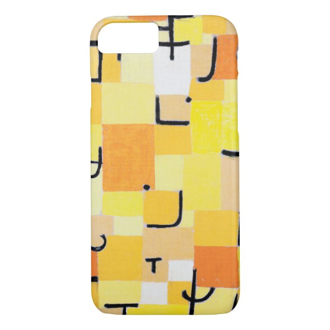 Coques Case-Mate iPhone Signes en Jaune, Paul Klee (Dos)