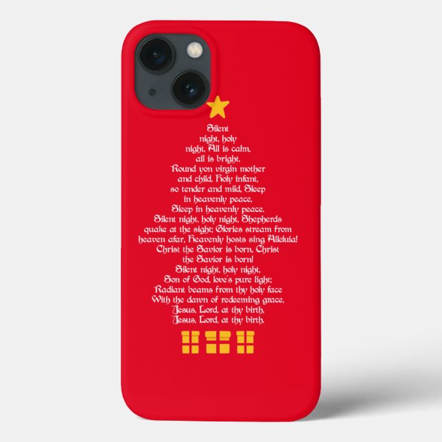 Coques Case-Mate iPhone Silent Night (Verso)