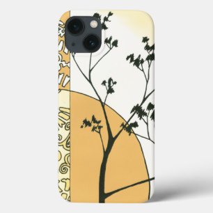 iPhone 13 Coque Silhouette clairsemée d'arbre par Megan Meagher