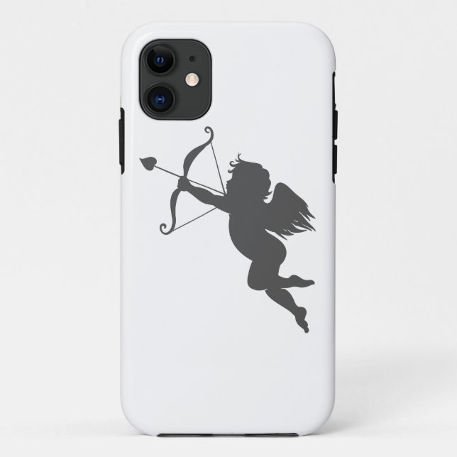 Coques Case-Mate iPhone Silhouette d'amour mignon (Dos)