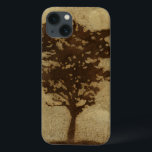 Case-Mate iPhone Case Silhouette d'arbre sur Arrière - plan de bronze<br><div class="desc">Un arrière - plan de bronze sert de scène à cette silhouette d'arbre avec des branches qui se balancent dans la brise. On a presque l'impression de se reposer le dos contre cet arbre,  de s'asseoir à terre et de faire une longue sieste.</div>