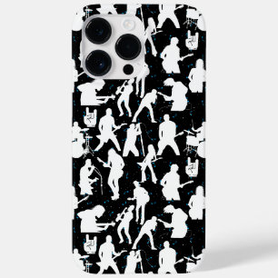 Coque Case-Mate iPhone Silhouette de bande de rock Motif.w Black BG