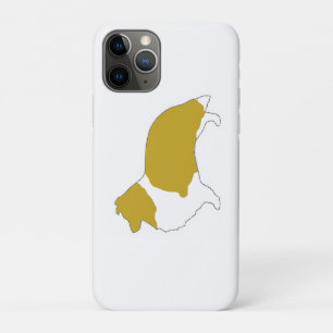 Case-Mate iPhone Case Silhouette de Berger des Shetland Sable et Blanc