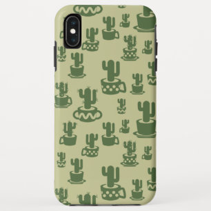 Case-Mate iPhone Case Silhouette de cactus succulent en tasses et pots