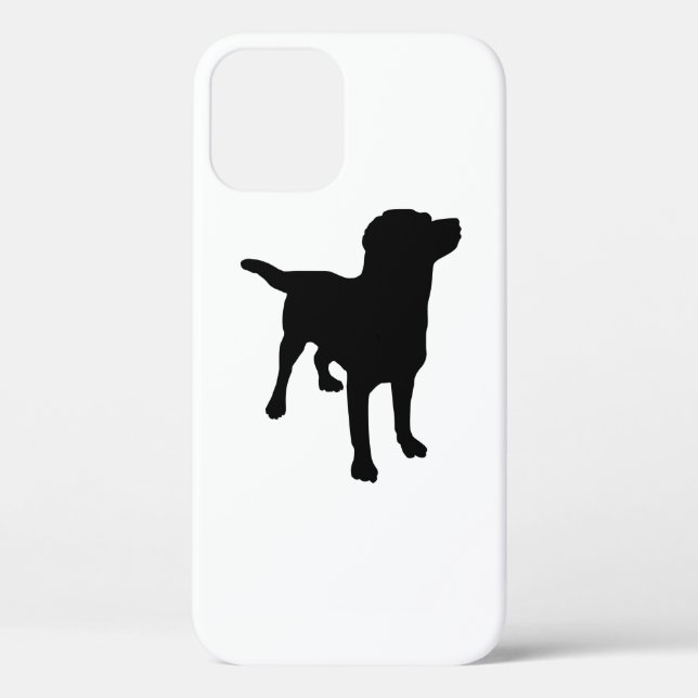 Coques Case-Mate iPhone Silhouette de chien (Verso)