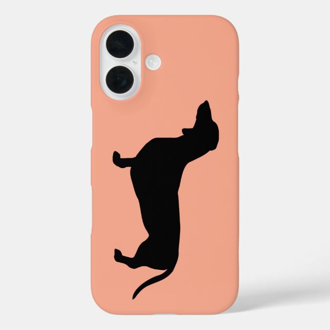 Coques Case-Mate iPhone Silhouette de Doxie (Verso)
