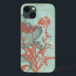 Coques Pour iPhone Silhouette de Fleurs rouges sur Arrière - plan Tur<br><div class="desc">Trois fleurs rouges contrastent avec un arrière - plan turquoise dans ce tableau de Megan Meagher. Une silhouette d'une autre fleur se penche à gauche de l'impression. Un morceau simple avec beaucoup de choses en cours. Cela ferait un beau cadeau pour un ami ou aimé qui aime l'art!</div>