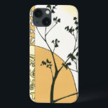 Case-Mate iPhone Case Silhouette de l'arbre écarse par Megan Meagher<br><div class="desc">Un arbre clairsemé s'approche de la lumière dans cette pièce de Meagan Meagher. La silhouette donne à la peinture un air hanté,  même si les jaunes et les oranges donnent une luminosité et une lévité.</div>