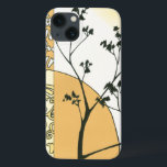 Case-Mate iPhone Case Silhouette de l'arbre écarse par Megan Meagher<br><div class="desc">Un arbre clairsemé s'approche de la lumière dans cette pièce de Meagan Meagher. La silhouette donne à la peinture un air hanté,  même si les jaunes et les oranges donnent une luminosité et une lévité.</div>