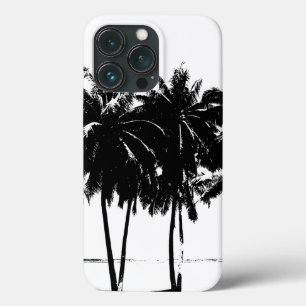 Case-Mate iPhone Case Silhouette de palmiers blancs noirs