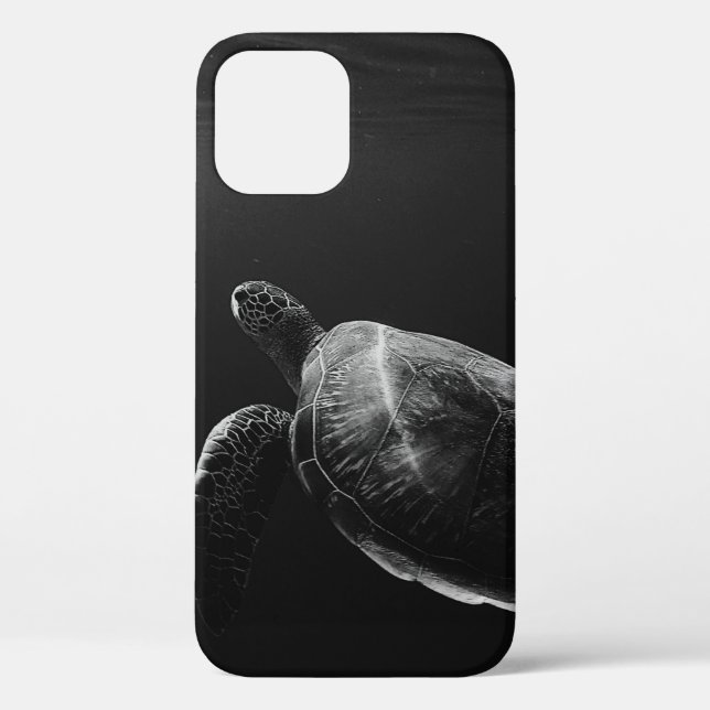 COQUES Case-Mate iPhone SILHOUETTE DE TORTUE DE MER SOUS L'EAU (Verso)