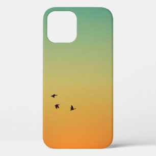 Case-Mate iPhone CASE SILHOUETTE D'OISEAUX VOLANT PENDANT LE COUCHER DU 