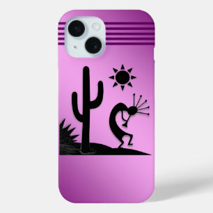 Coque Case-Mate iPhone Silhouette Kokopelli sur Purple