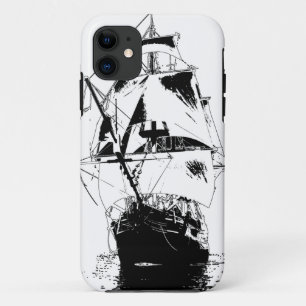 Etui iPhone Case-Mate Silhouette noire de bateau