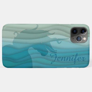 Case-Mate iPhone Case Silhouette Unicorne (ondulée)