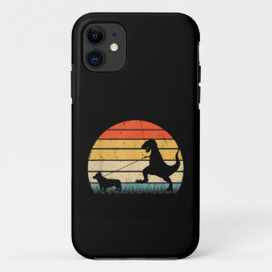 Case-Mate iPhone Case Silhouette Vintage Race de Chien Corgi Dinosaure