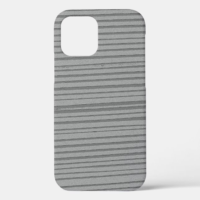 Coques Case-Mate iPhone Silver Grey Unique Moderne Motif (Verso)