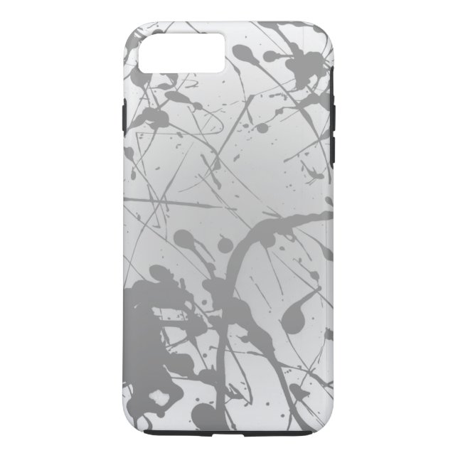 Coques Case-Mate iPhone Simple blanc gris Ombre Plain Personnalisé (Dos)