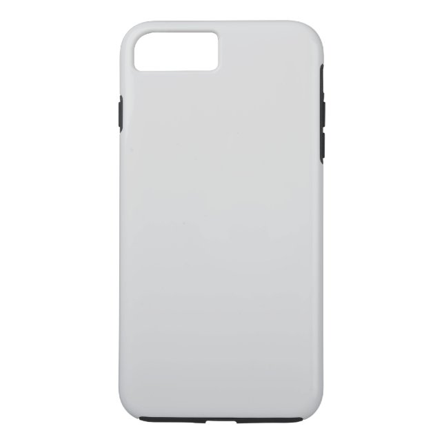 Coques Case-Mate iPhone Simple blanc gris Ombre Plain Personnalisé (Dos)