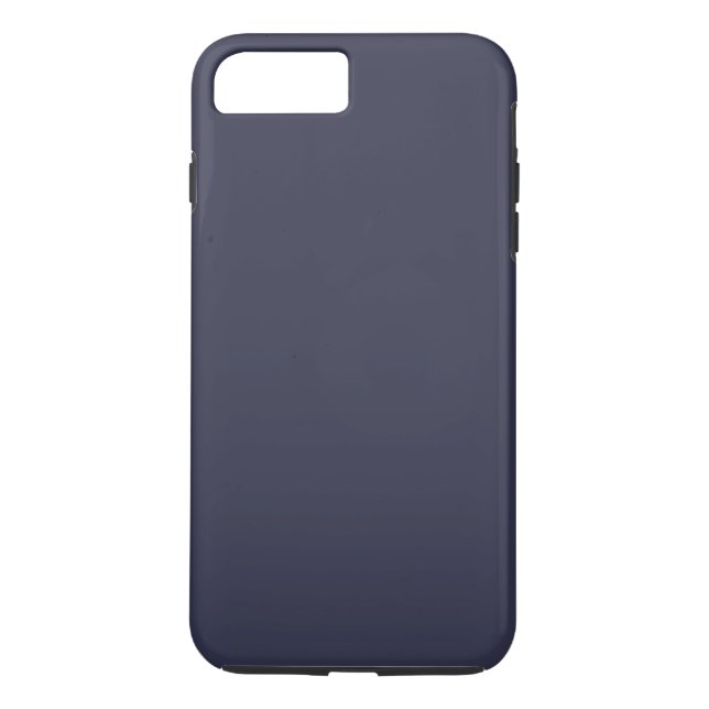 Coques Case-Mate iPhone Simple bleu Ombre Plaine personnalisée (Dos)