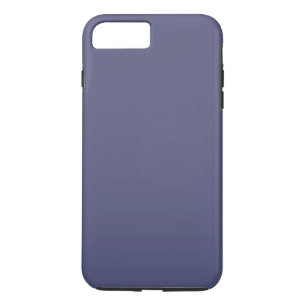 Coque iPhone 8 Plus/7 Plus Simple Blue Ombre Uni Personnalisé