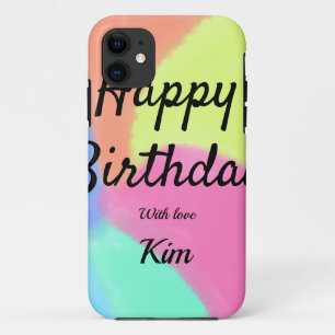 Case-Mate iPhone Case simple calligraphie minimum heureux anniversaire p