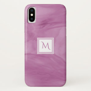 Etui iPhone Case-Mate Simple clair violet subtil marbre moderne Monogram