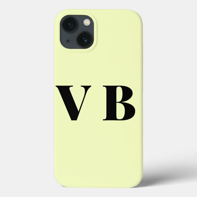 Coques Case-Mate iPhone simple couleur pastel personnalisée minimale solid (Verso)