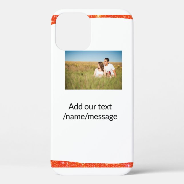 Coques Case-Mate iPhone simple couleur personnalisée ajouter votre photDou (Verso)