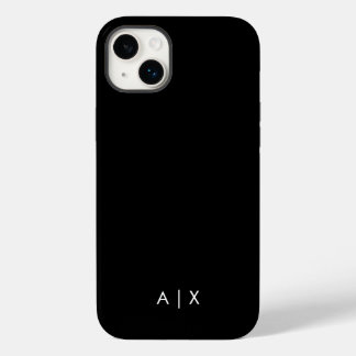 Coque Case-Mate iPhone Simple Couple Nom monogrammé