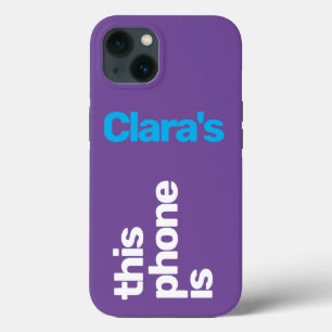 Case-Mate iPhone Case simple et simple nom personnalisé