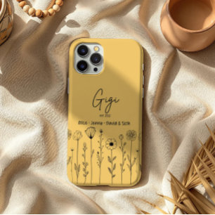 Coque iPhone 16 Pro Max Simple Floral Nana Titre personnalisé