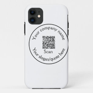 Case-Mate iPhone Case simple minimal ajoutez votre code Q R scan ajoutez