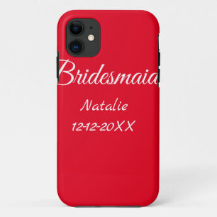 Case-Mate iPhone Case Simple minimal robe demoiselle d'honneur ajouter n