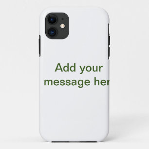 Case-Mate iPhone Case Simple minimal vert ajoutez votre texte nom photo