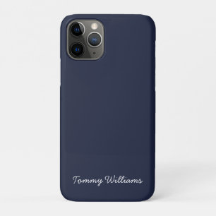 Case-Mate iPhone Case Simple minimaliste bleu marine