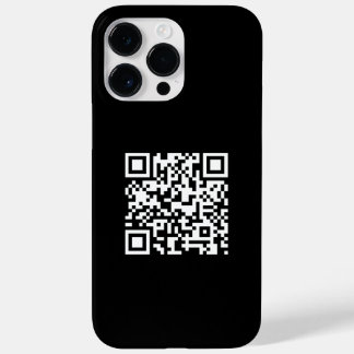 Coque Case-Mate iPhone Simple minimaliste moderne de code QR promotionnel
