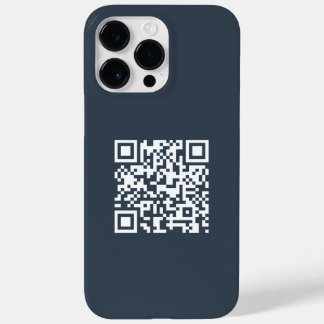 Coque Case-Mate iPhone Simple minimaliste moderne de code QR promotionnel