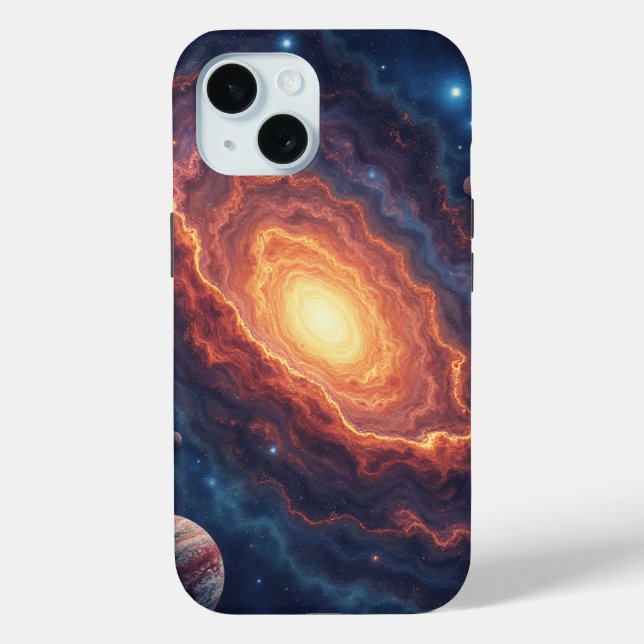 Coques Case-Mate iPhone Simple moderne : Galaxy Space Rock Cool (Verso)