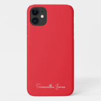 Simple moderne Minimal rouge vif
