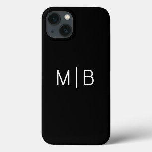 Case-Mate iPhone Case Simple Moderne Monogramme Initiales Personnalisé