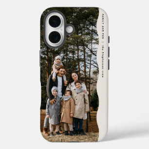 Coque Pour iPhone 16 Simple moderne, une photo ondulé tendance