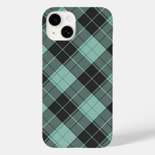 Coque Case-Mate iPhone Simple motif tartan en turquoise pour iPhone Case-