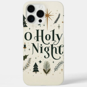 Coque iPhone 16 Pro Max Simple Noël O Holy Night